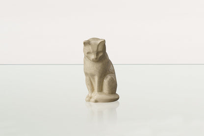Mini Pet Urn for Ashes Neko - Craquelure | Ceramic | Handmade Cat Urn - Pulvis Art Urns
