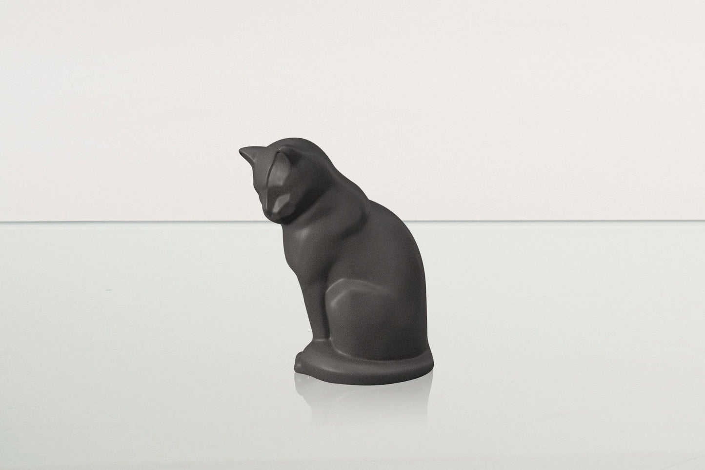 
                  
                    Pulvis Art Urns Pet Urn Mini Pet Urn for Ashes Neko - Gray Matte | Ceramic | Handmade Cat Urn
                  
                