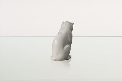 Mini Pet Urn for Ashes Neko - White | Ceramic | Handmade Cat Urn - Pulvis Art Urns