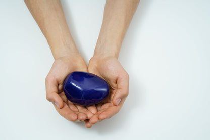 Mini Reptile Urn - Dark Blue | Ceramic | HydroGraphics - Pulvis Art Urns