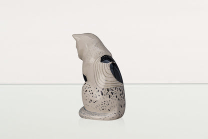 Neko Hand Decorated Pet Urn "Tuxedo" - Ceramic | Handmade Pet Urn - Pulvis Art Urns