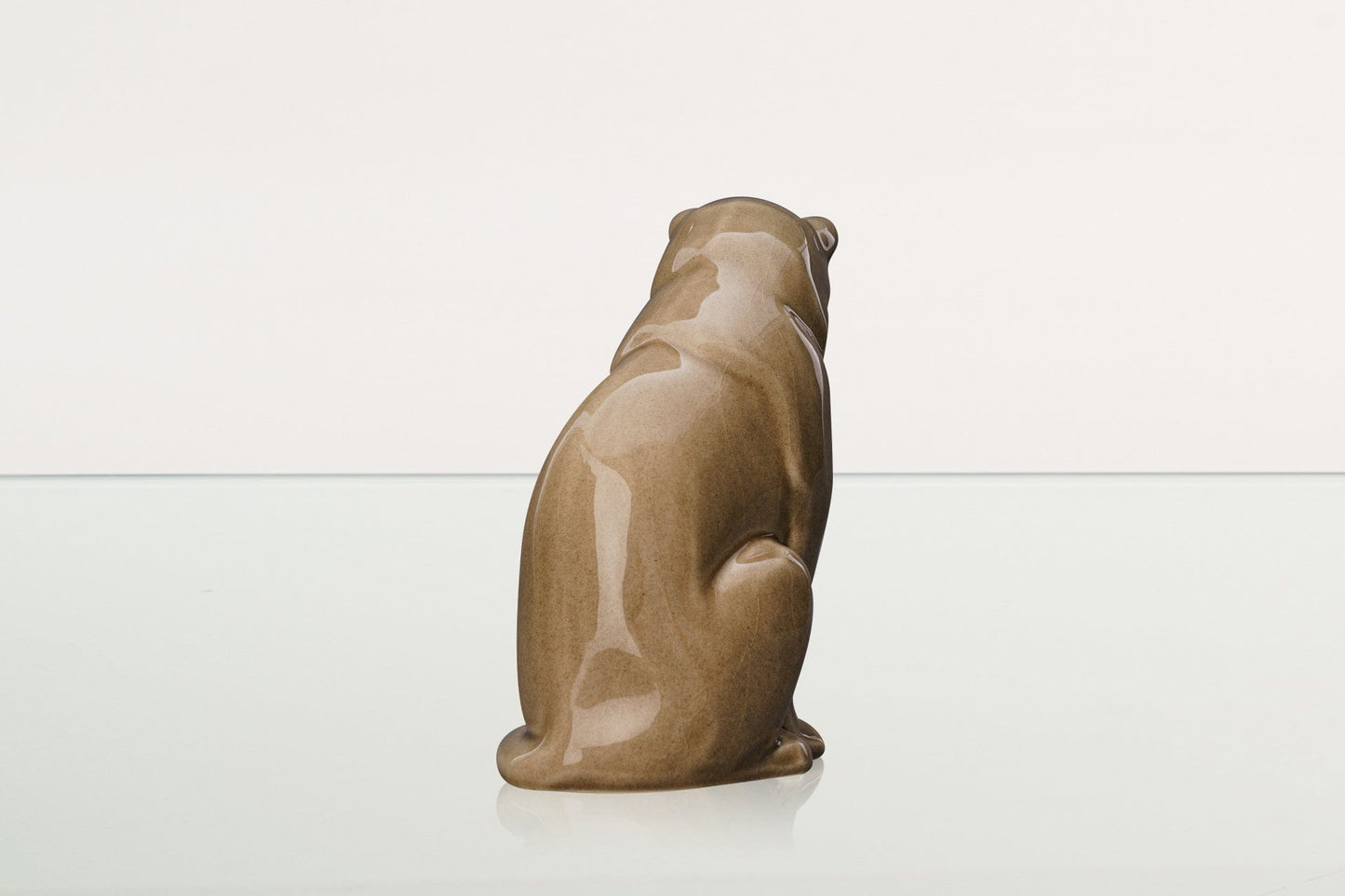 
                  
                    Pulvis Art Urns Pet Urn Neko Pet Urn for Ashes - Beige Grey | Ceramic | Handmade Cat Urn
                  
                