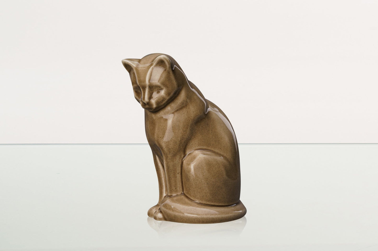 
                  
                    Pulvis Art Urns Pet Urn Neko Pet Urn for Ashes - Beige Grey | Ceramic | Handmade Cat Urn
                  
                