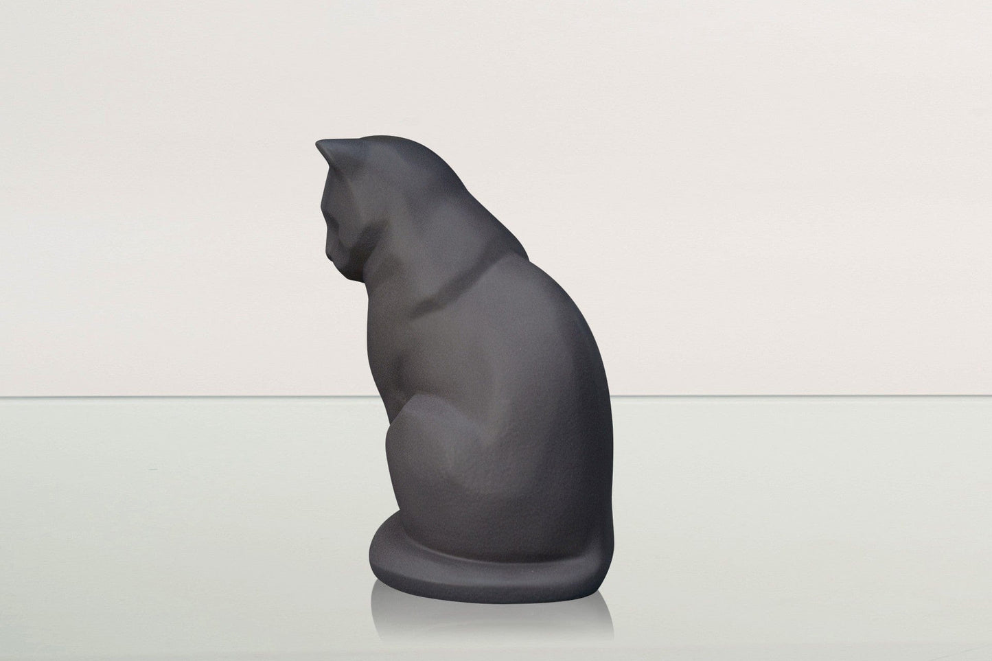 
                  
                    Pulvis Art Urns Pet Urn Neko Pet Urn for Ashes - Gray Matte | Ceramic | Handmade Cat Urn
                  
                
