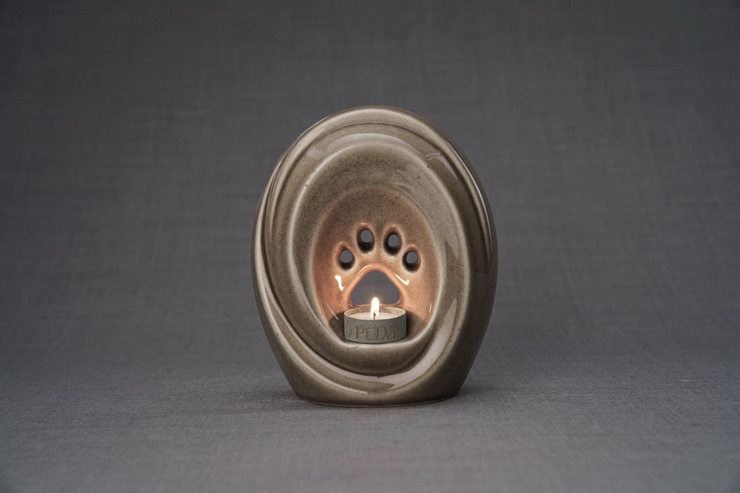 
                  
                    Pulvis Art Urns Pet Urn Paw Pet Urn for Ashes - Beige Grey | Ceramic | Handmade
                  
                