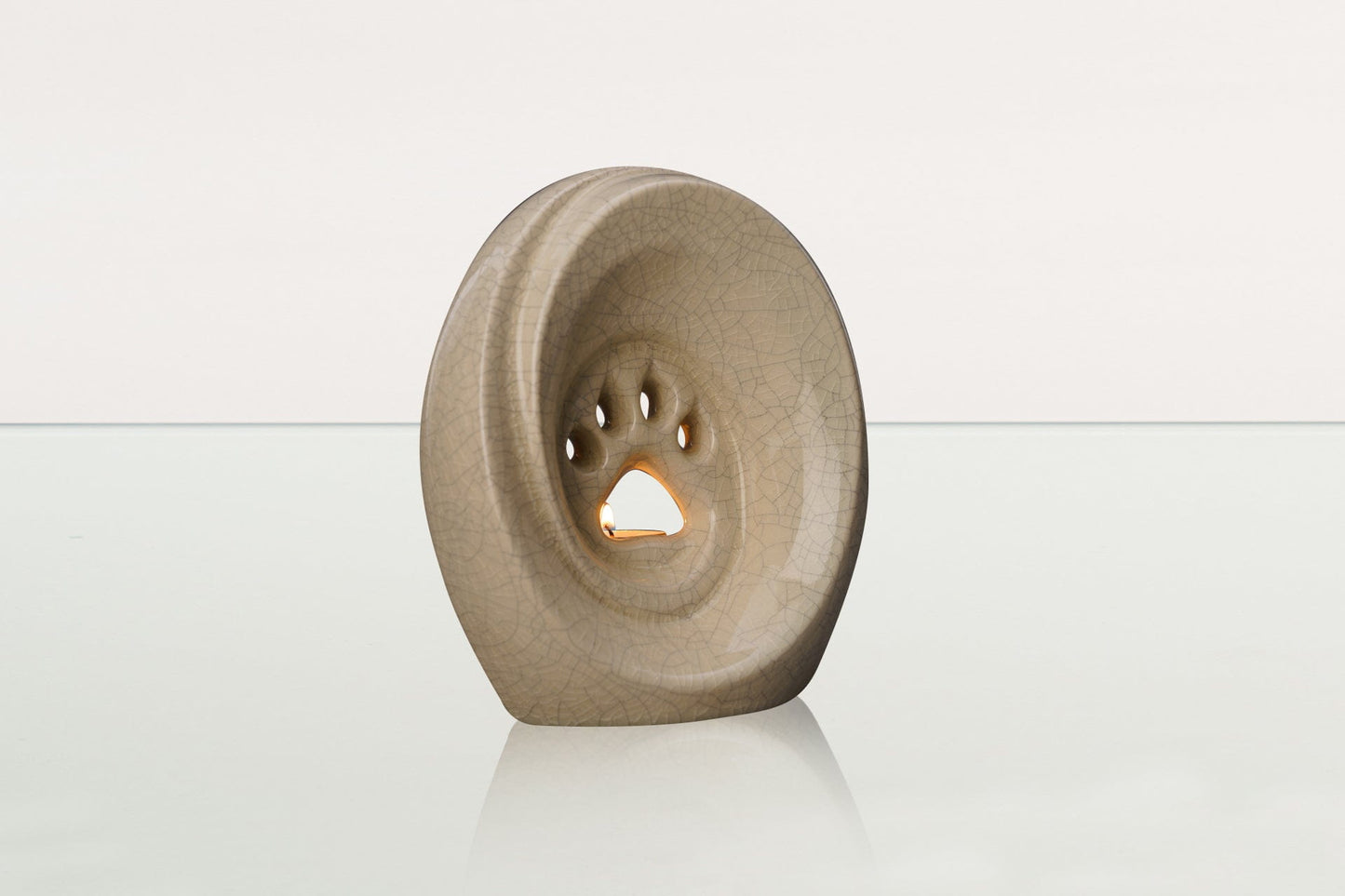 
                  
                    Pulvis Art Urns Pet Urn Paw Pet Urn for Ashes - Craquelure | Ceramic | Handmade Pet Urn
                  
                