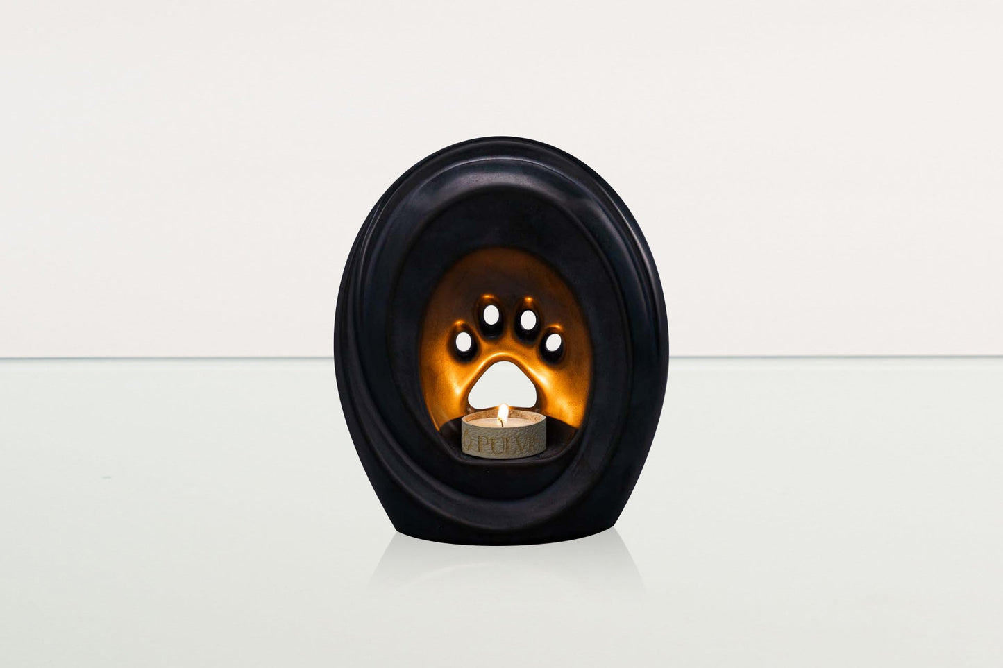 
                  
                    Pulvis Art Urns Pet Urn Paw Pet Urn for Ashes - Dark Matte | Ceramic | Handmade Pet Urn
                  
                