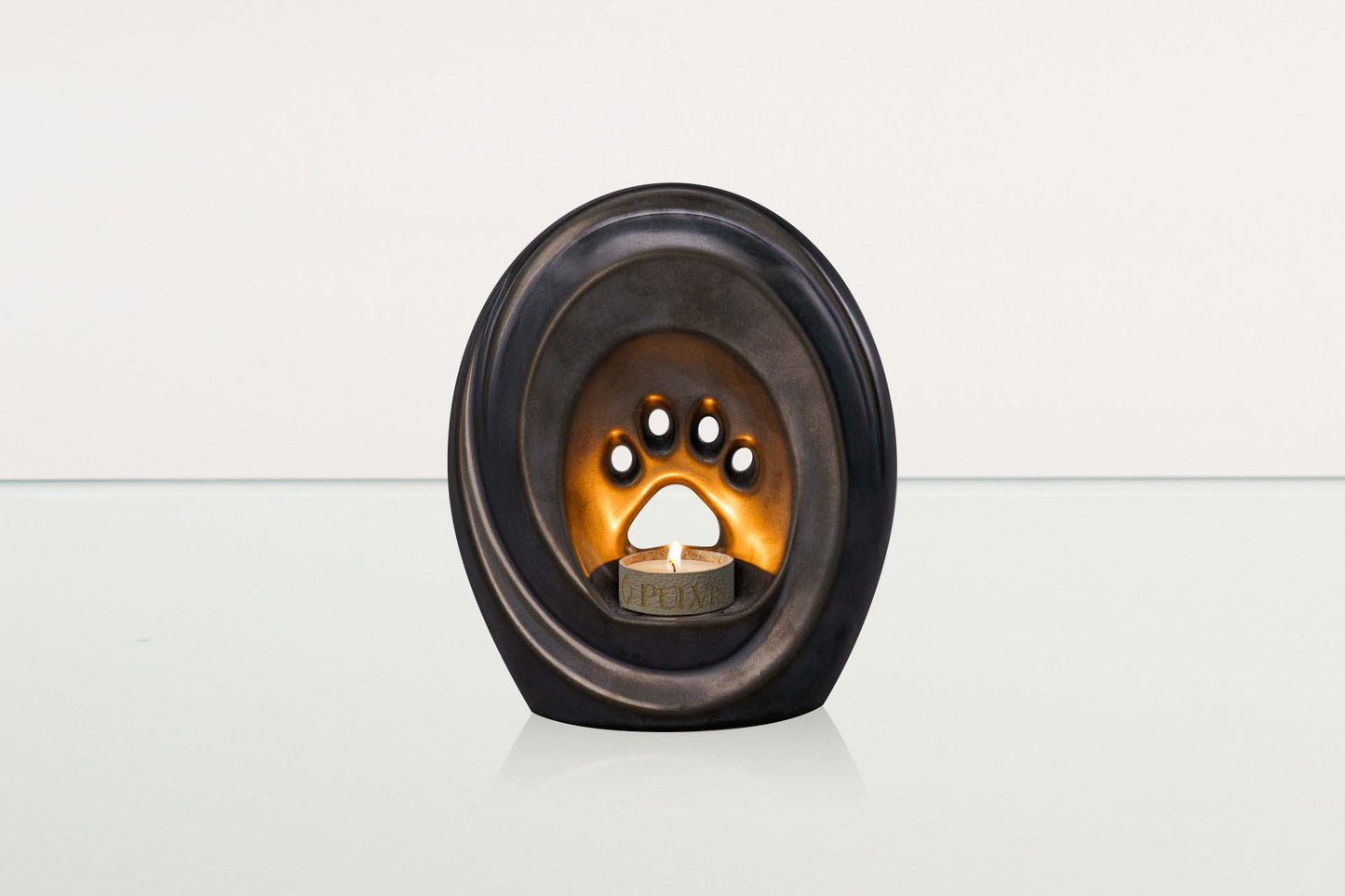 
                  
                    Pulvis Art Urns Pet Urn Paw Pet Urn for Ashes - Dark Matte | Ceramic | Handmade Pet Urn
                  
                