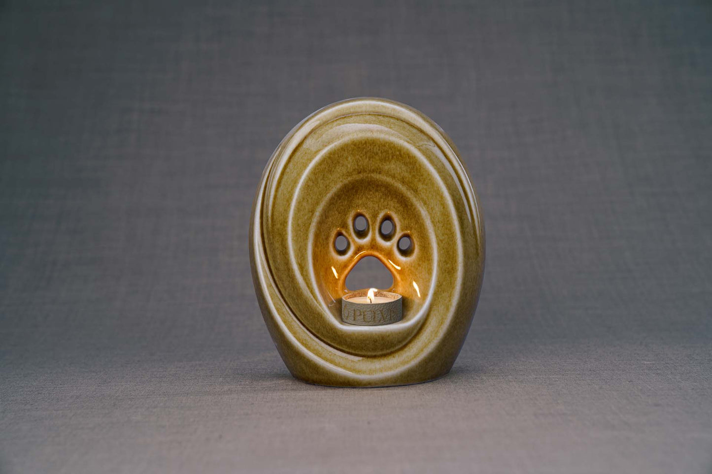 
                  
                    Pulvis Art Urns Pet Urn Paw Pet Urn for Ashes - Dark Sand | Ceramic | Handmade
                  
                