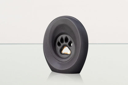 Paw Pet Urn for Ashes - Grey Matte | Ceramic | Handmade - Pulvis Art Urns