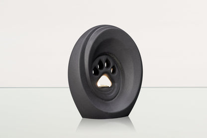 Paw Pet Urn for Ashes - Grey Matte | Ceramic | Handmade - Pulvis Art Urns