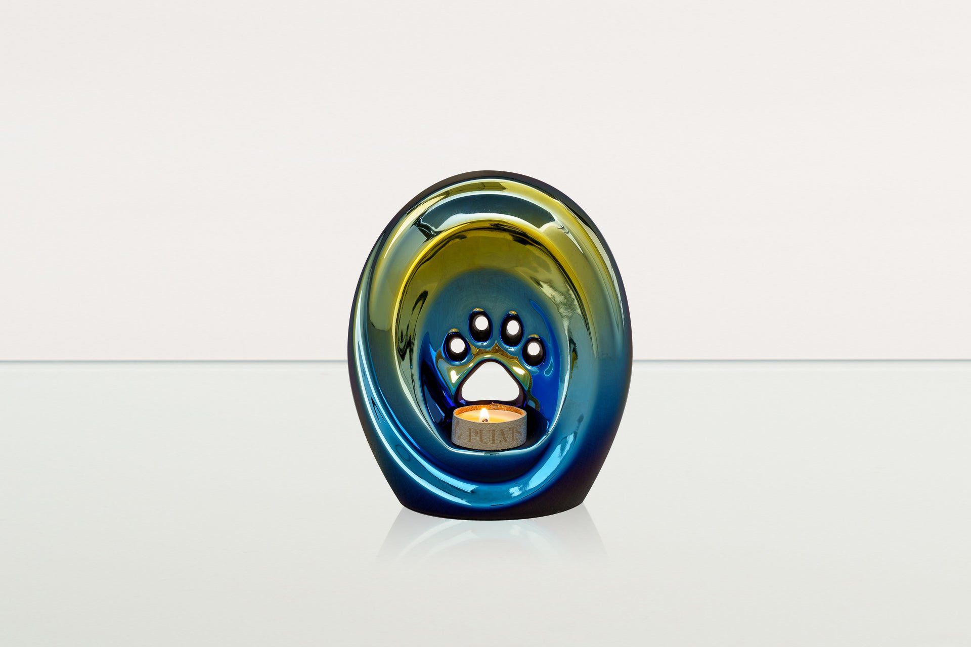 Paw Pet Urn for Ashes - Titanized | Ceramic | Handmade Pet Urn - Pulvis Art Urns