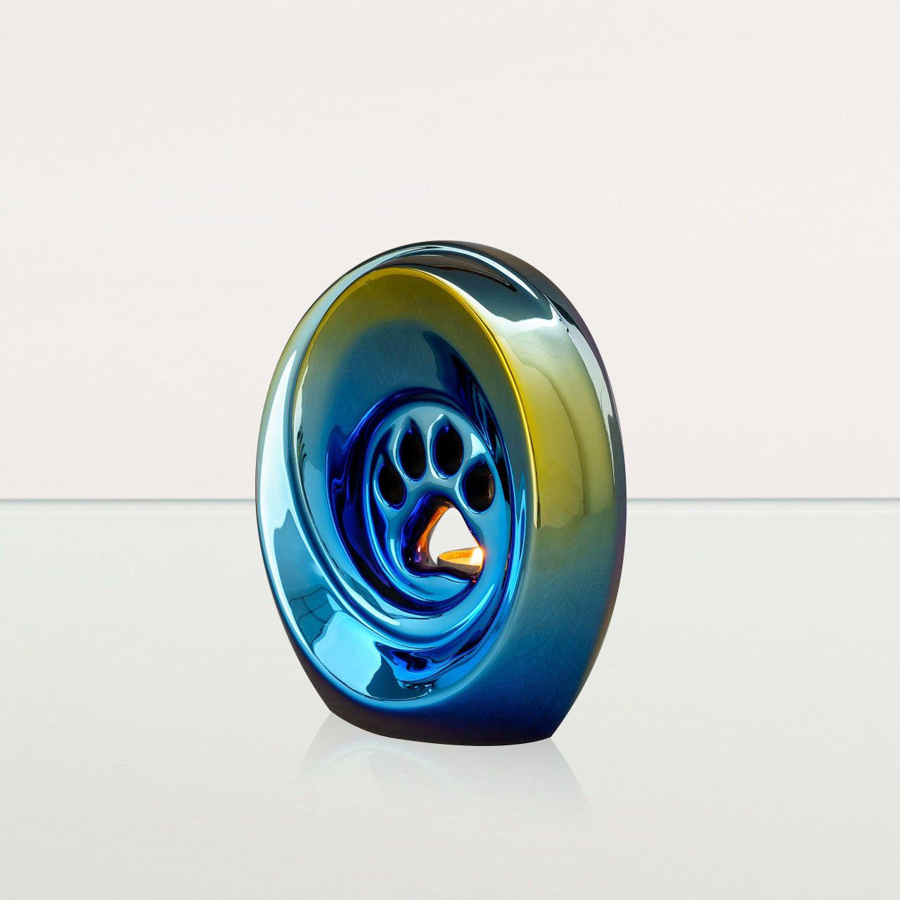 Paw Pet Urn for Ashes - Titanized | Ceramic | Handmade Pet Urn - Pulvis Art Urns