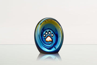 Paw Pet Urn for Ashes - Titanized | Ceramic | Handmade Pet Urn - Pulvis Art Urns