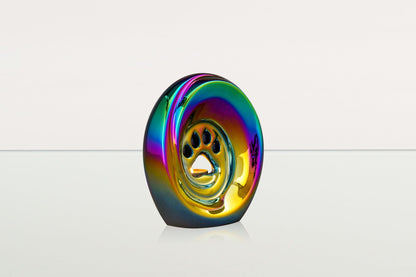 Paw Pet Urn for Ashes - Titanized | Ceramic | Handmade Pet Urn - Pulvis Art Urns