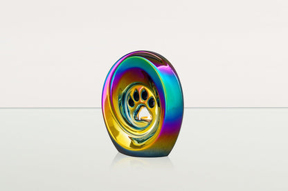 Paw Pet Urn for Ashes - Titanized | Ceramic | Handmade Pet Urn - Pulvis Art Urns