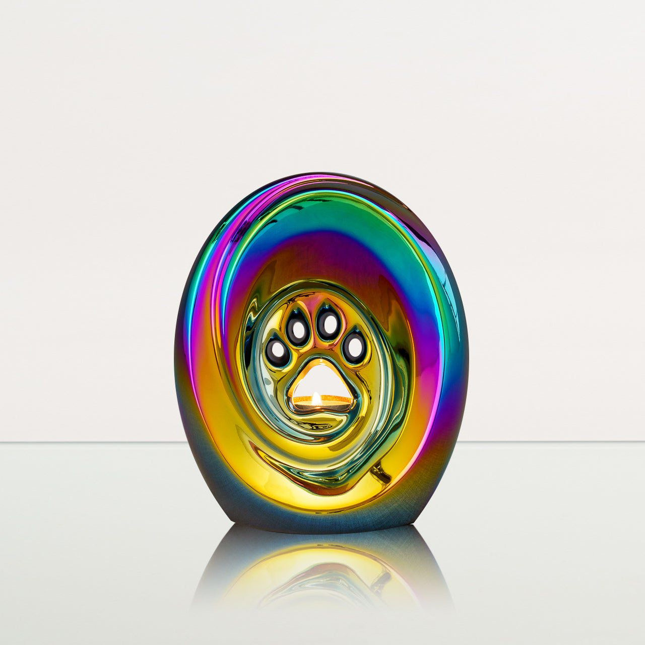 Paw Pet Urn for Ashes - Titanized | Ceramic | Handmade Pet Urn - Pulvis Art Urns