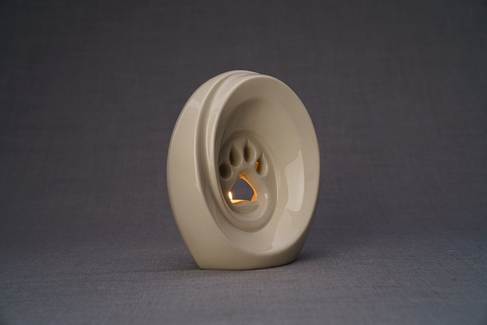 
                  
                    Pulvis Art Urns Pet Urn Paw Pet Urn for Ashes - Transparent | Ceramic | Handmade
                  
                