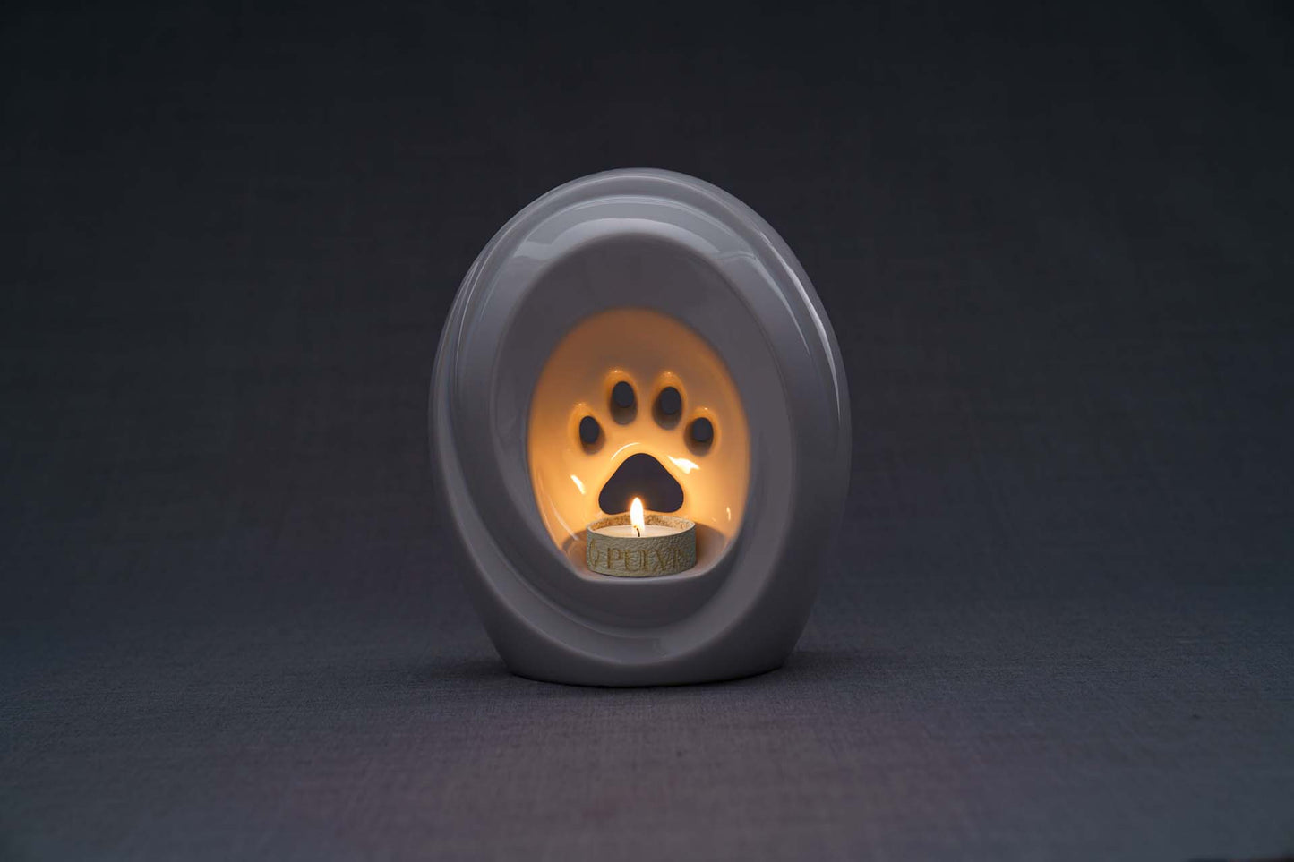 
                  
                    Pulvis Art Urns Pet Urn Paw Pet Urn for Ashes - White | Ceramic | Handmade
                  
                