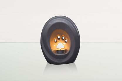 Paw Pet Urn for Ashes - White | Ceramic | Handmade Pet Urn - Pulvis Art Urns