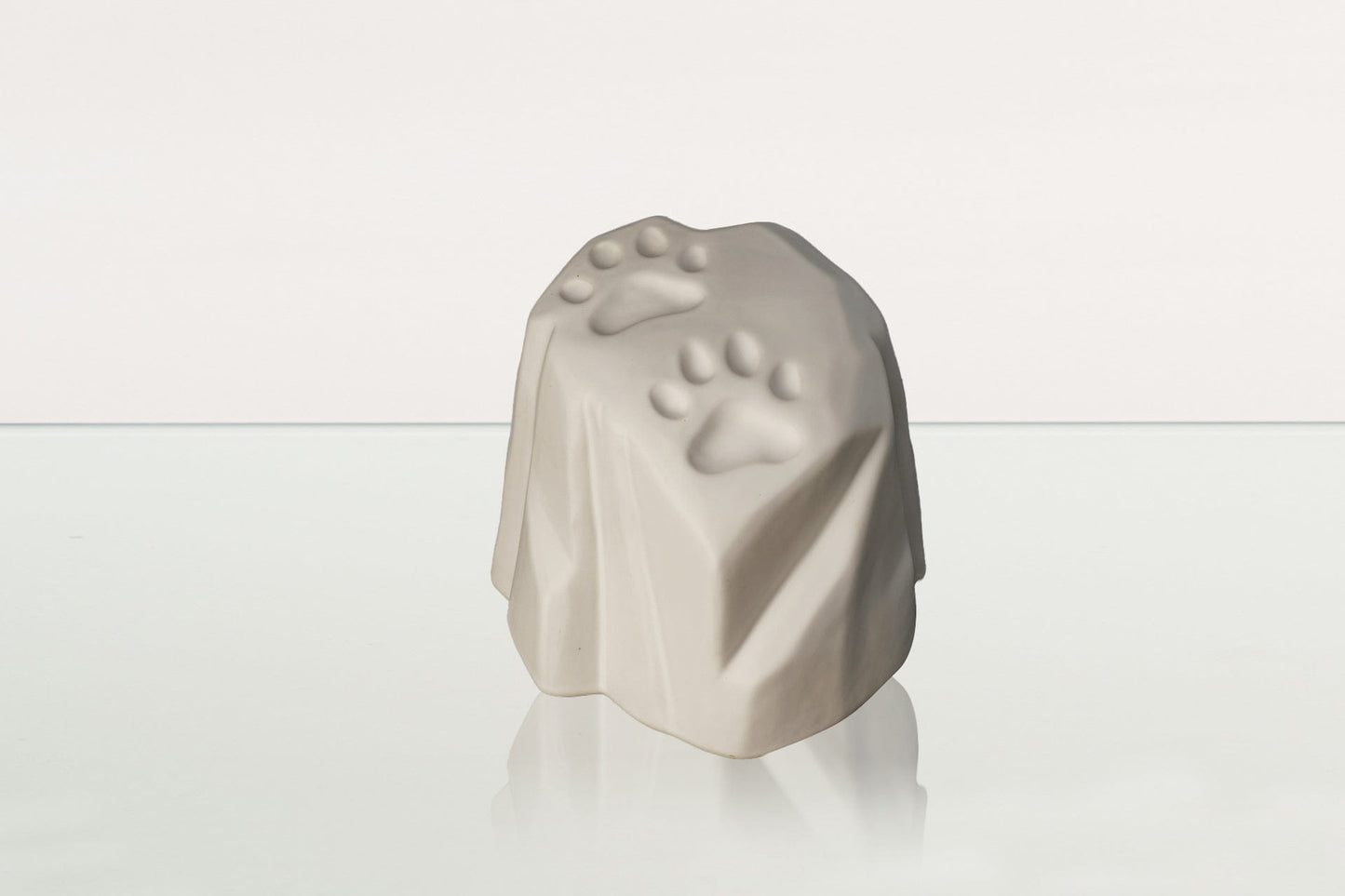 
                  
                    Pulvis Art Urns Pet Urn Paw Print Urn For Pet Ashes - White Matte | Ceramic Pet Urn
                  
                
