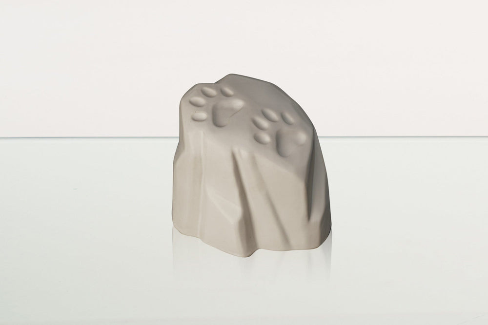 
                  
                    Pulvis Art Urns Pet Urn Paw Print Urn For Pet Ashes - White Matte | Ceramic Pet Urn
                  
                