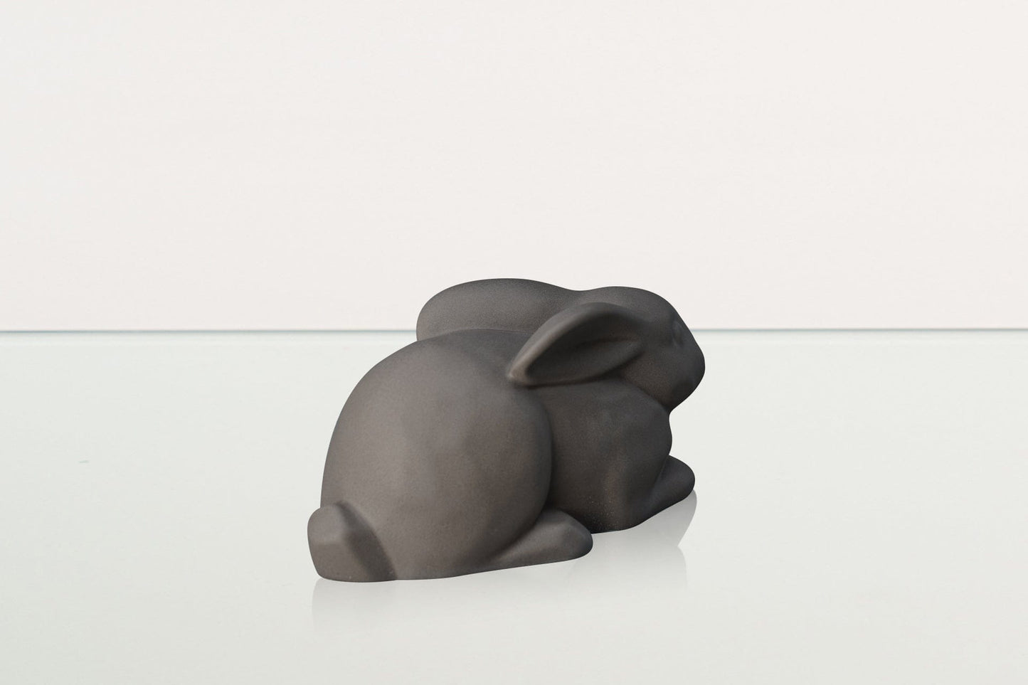
                  
                    Pulvis Art Urns Pet Urn Rabbit Urn For Ashes - Grey Matte  | Ceramic Bunny Urn
                  
                