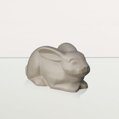 Rabbit Urn For Ashes - White Matte | Ceramic Bunny Urn - Pulvis Art Urns