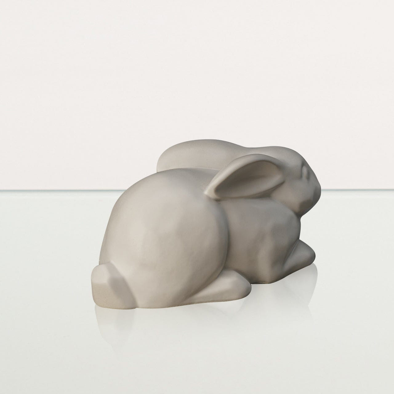 Rabbit Urn For Ashes - White Matte | Ceramic Bunny Urn - Pulvis Art Urns