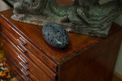 Reptile Pet Urn - Cobalt Blue | Ceramic | HydroGraphics - Pulvis Art Urns