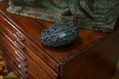 Reptile Pet Urn - Cobalt Blue | Ceramic | HydroGraphics - Pulvis Art Urns