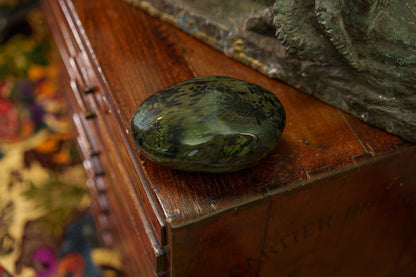 Reptile Pet Urn - Dark Green | Ceramic | HydroGraphics - Pulvis Art Urns