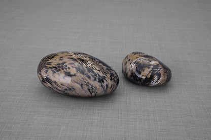 Snake Pet Urn - Beige | Ceramic | HydroGraphics - Pulvis Art Urns