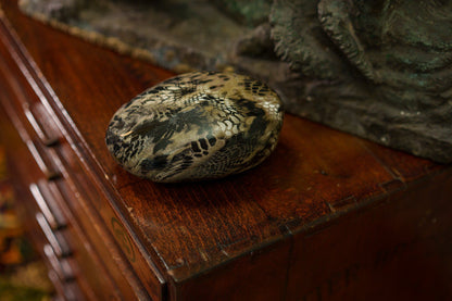 Snake Pet Urn - Beige | Ceramic | HydroGraphics - Pulvis Art Urns