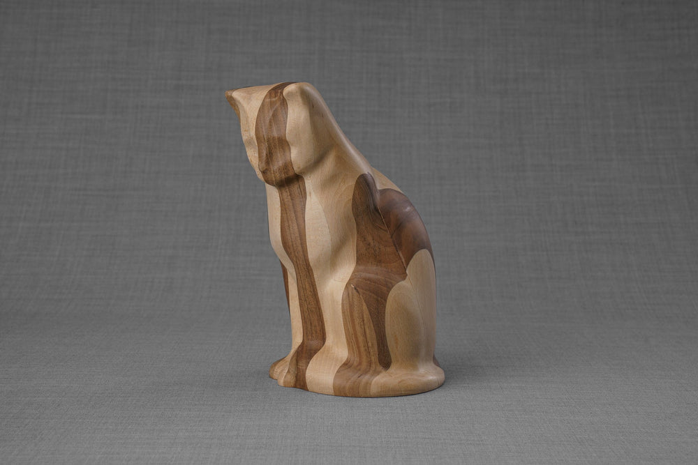 
                  
                    Pulvis Art Urns Pet Urn Wooden Pet Urn "Neko" - Pet Crematon Urn | Handmade
                  
                
