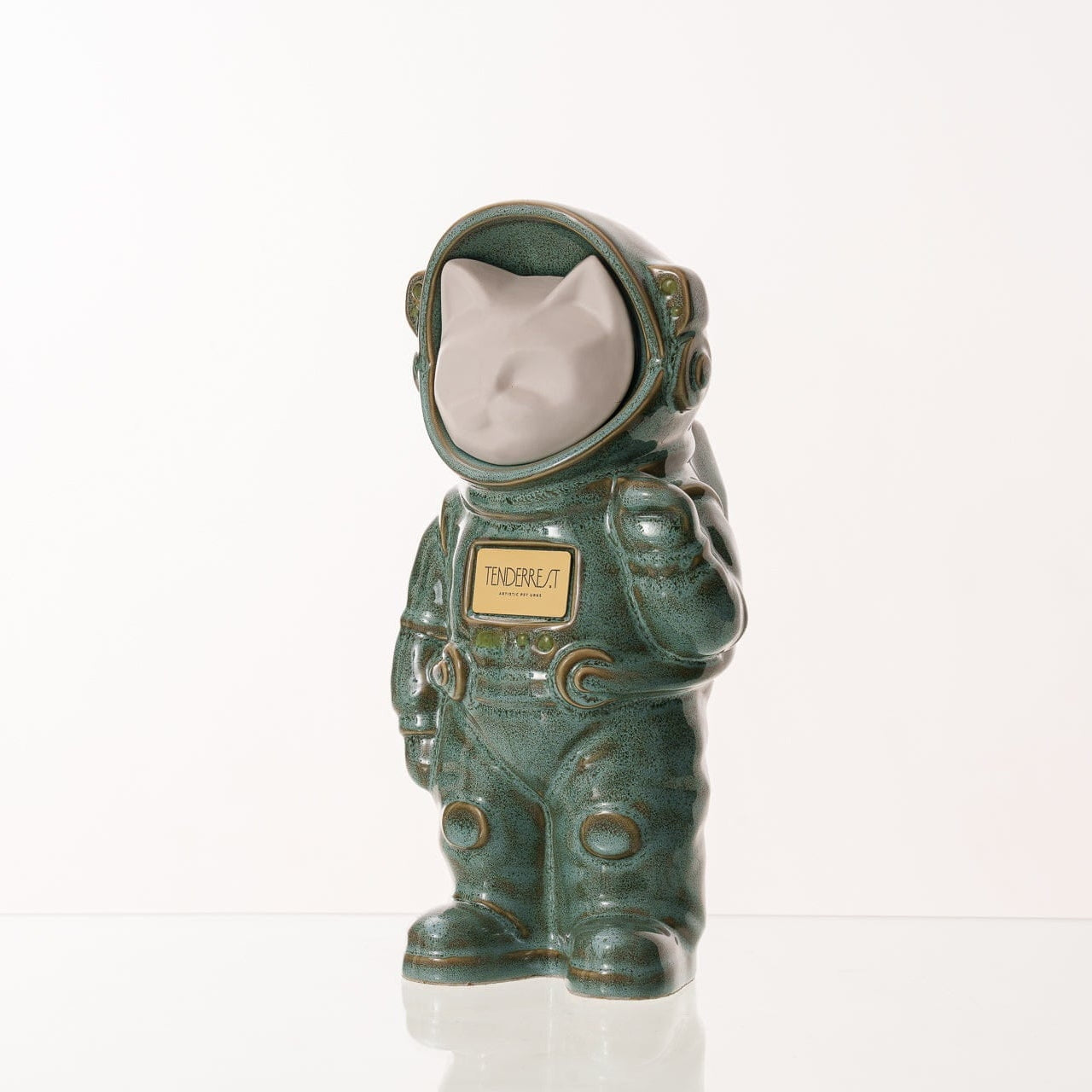 Customizable Pet Cremation Urn - Cat | Ceramic Handmade Figure - Pulvis Art Urns