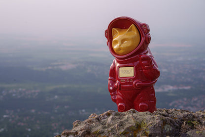 Customizable Pet Cremation Urn - Cat | Ceramic Handmade Figure - Pulvis Art Urns