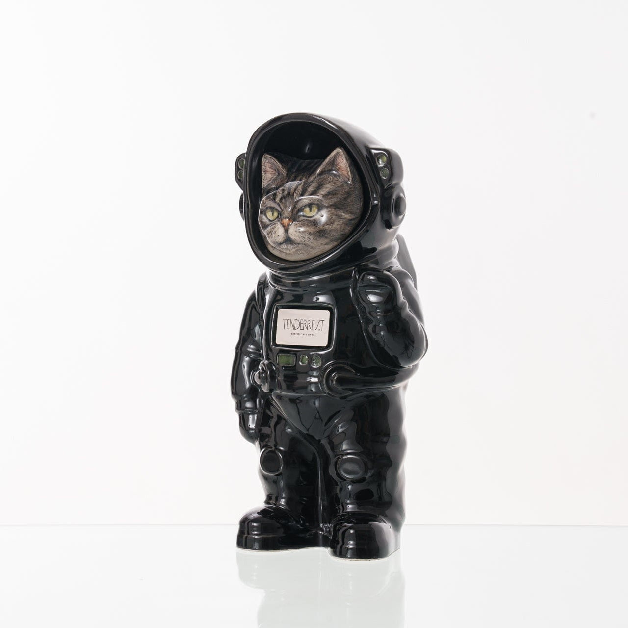 Customizable Pet Cremation Urn - Cat | Ceramic Handmade Figure - Pulvis Art Urns
