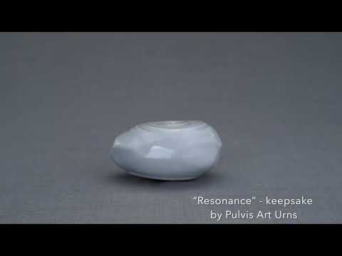 Resonance Handmade Cremation Keepsake Urn for Ashes, 