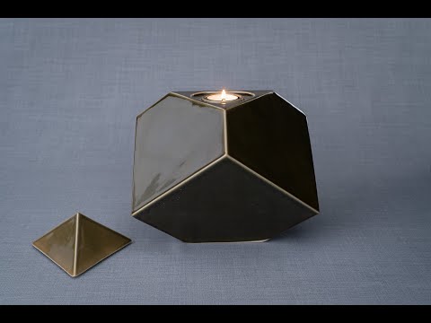Abstract Cremation Urn for Ashes