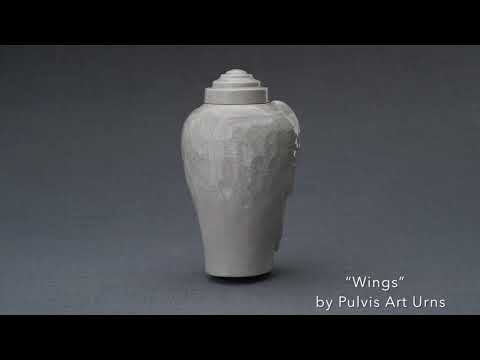 Wings Handmade Cremation Urn for Ashes, size Large/Adult,