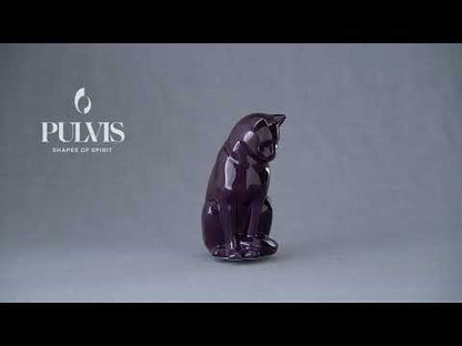 Neko Pet Urn for Ashes - Violet | Ceramic | Handmade