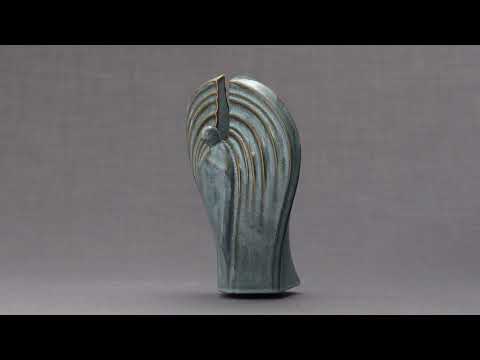 
                  
                    Load and play video in Gallery viewer, Ceramic art Urn for ashes Guardian - By Pulvis Art Urns
                  
                