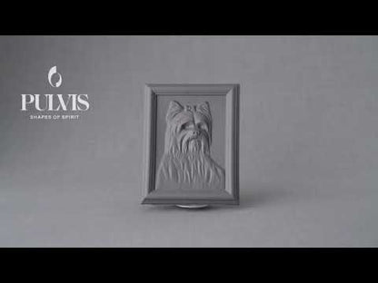 Yorkshire Terrier Urn For Ashes. Handmade Yorkie Urn. Pet Urn for Yorkie by Pulvis Art Urns