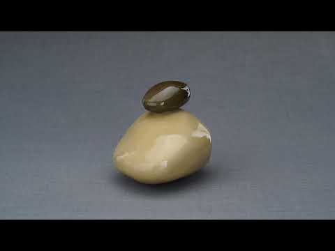 
                  
                    Load and play video in Gallery viewer, Stone Handmade Cremation Urn for Ashes, size Large/Adult
                  
                