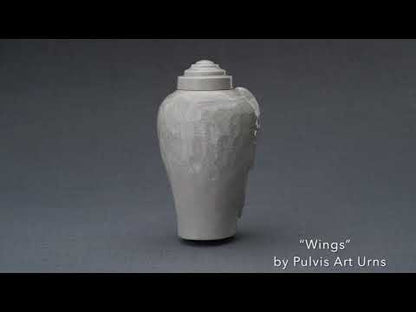 Wings Handmade Cremation Urn for Ashes, size Large/Adult,