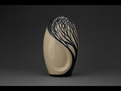 Pulvis Art Urns Exclusive Urn Handmade Decorated Eternity Urn for Ashes - Large | Ceramic