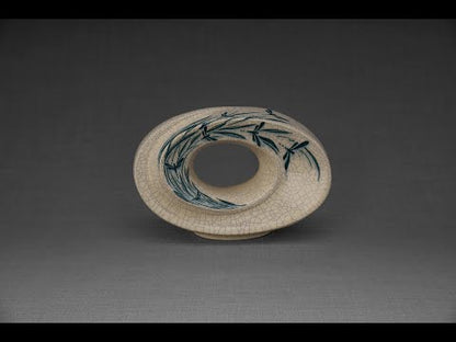 Pulvis Art Urns Exclusive Urn Handmade Decorated Keepsake for Ashes "The Passage" - Ceramic