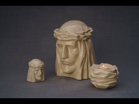 Handmade Mini Keepsake Urn "The Christ"