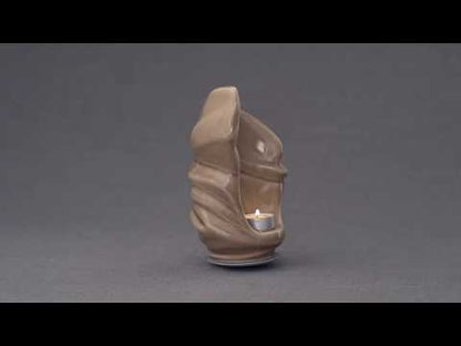 Light Handmade Keepsake Cremation Urn for Ashes,